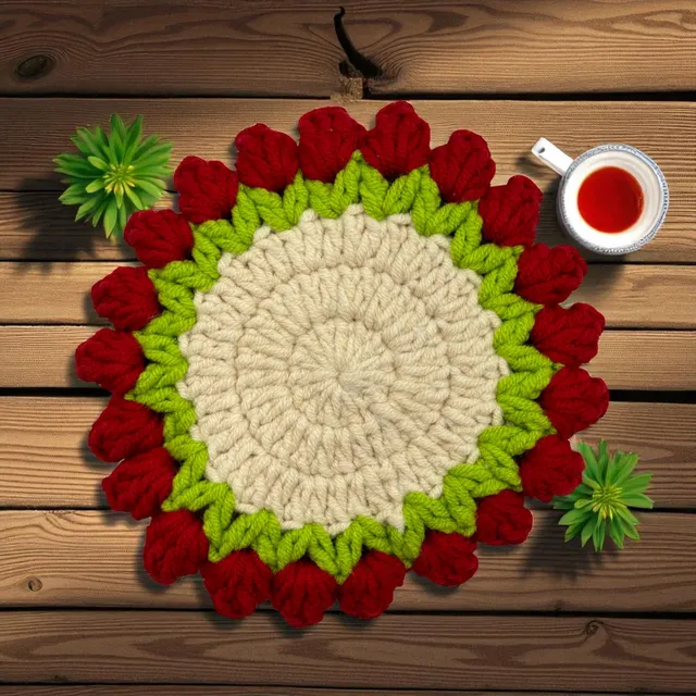 Sous verre Floral